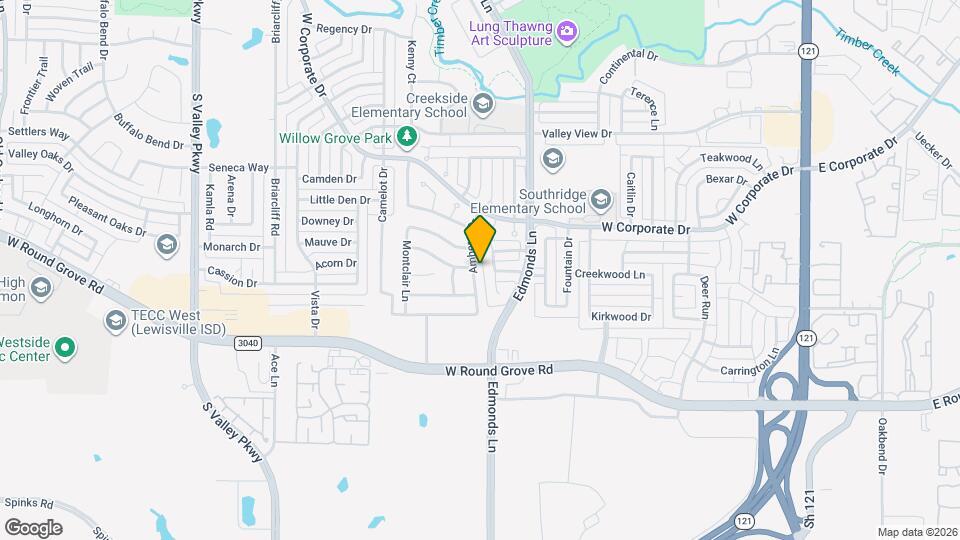 2107 Amherst Dr Map and Location Details