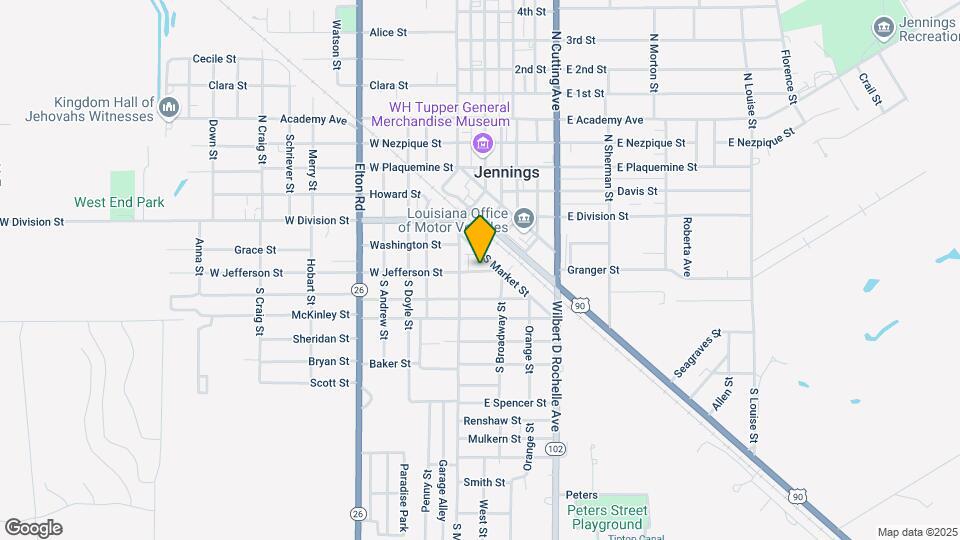 207 W Jefferson St Map and Location Details