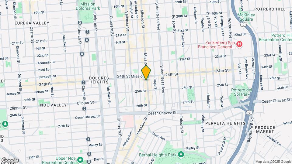 Mission Bart Apartments LLC Map and Location Details