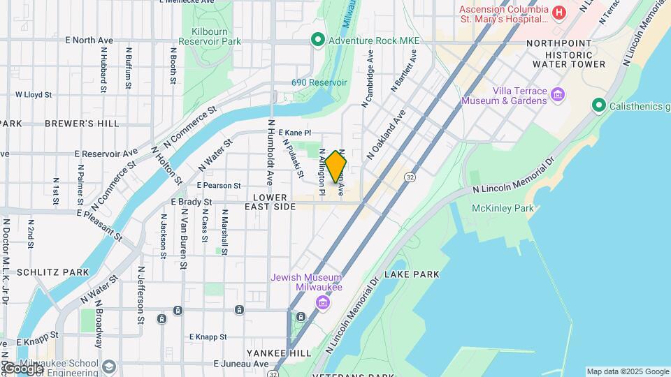 1729 N Warren Ave Map and Location Details