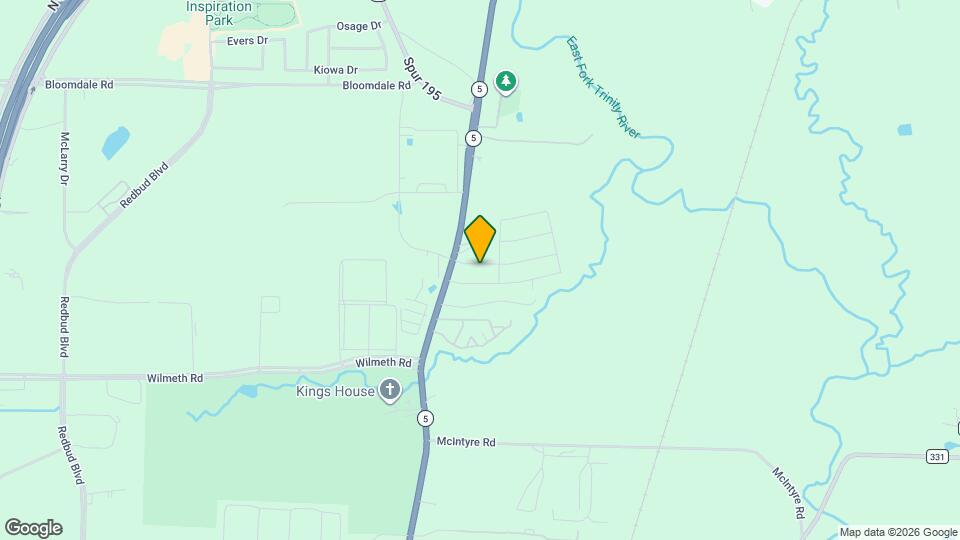 416 Cypress Hill Dr Map and Location Details