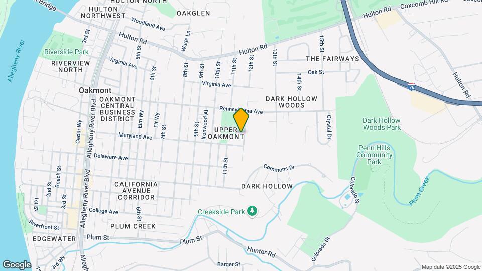 621 12th St Map and Location Details