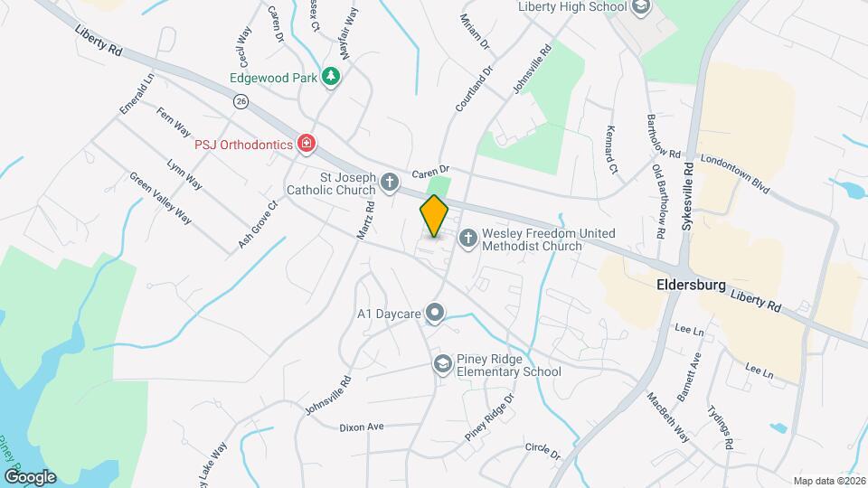 Piney Ridge Rental Townhomes Map and Location Details