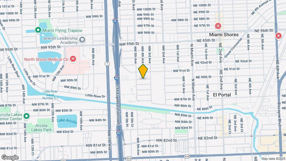460 NW 90th St Map and Location Details