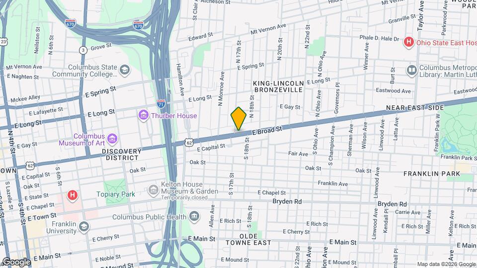 Broadwin & Broadmoor Apts Map and Location Details