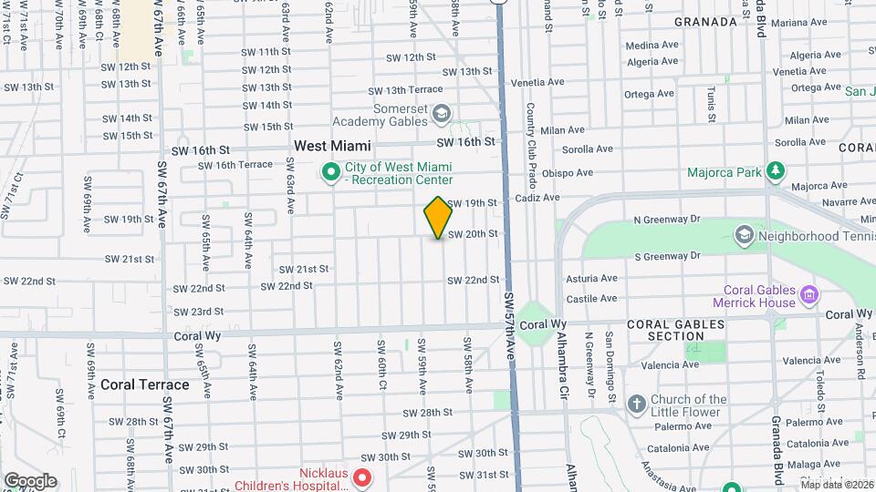 2018 SW 58th Ct Map and Location Details