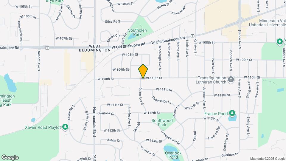 11001 Quinn Ave S Map and Location Details