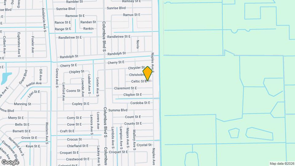 1244 Celtic St E Map and Location Details
