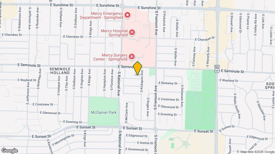 1277 E Wayland St Map and Location Details