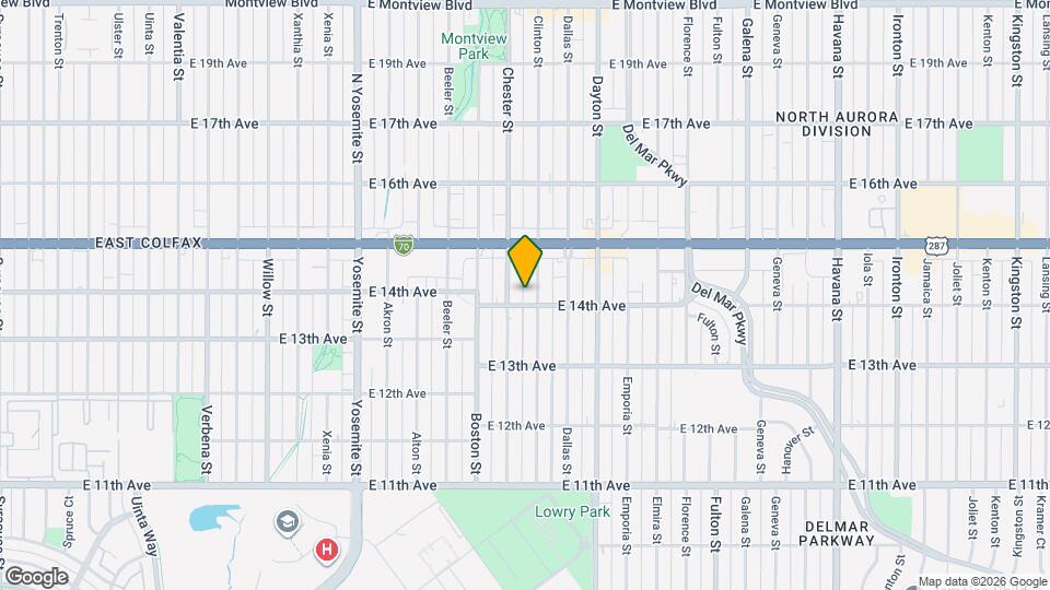 1415 Clinton St Map and Location Details