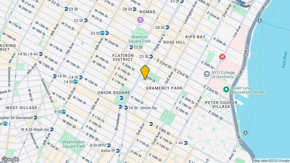113 E 19th St Map and Location Details