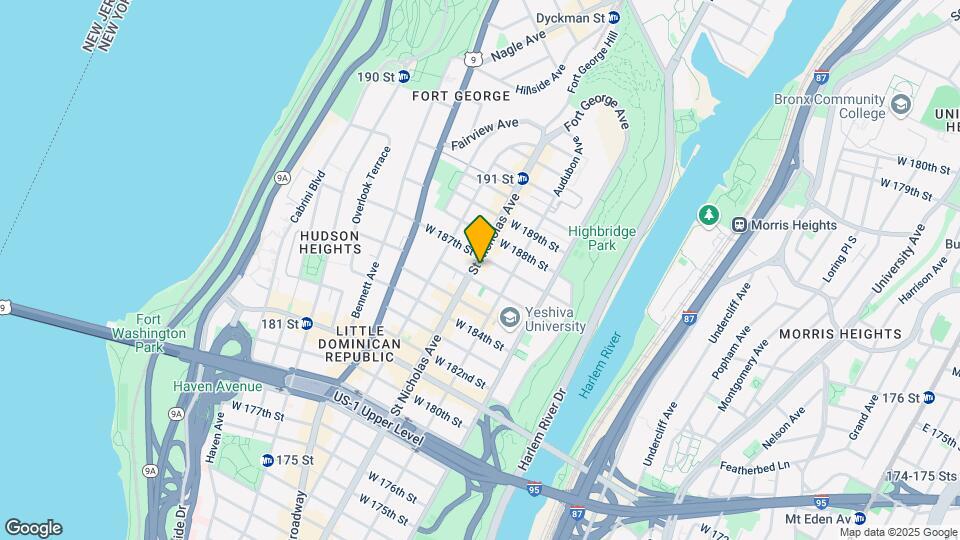 1530 St Nicholas Ave Mapa y Detalles de la Ubicación