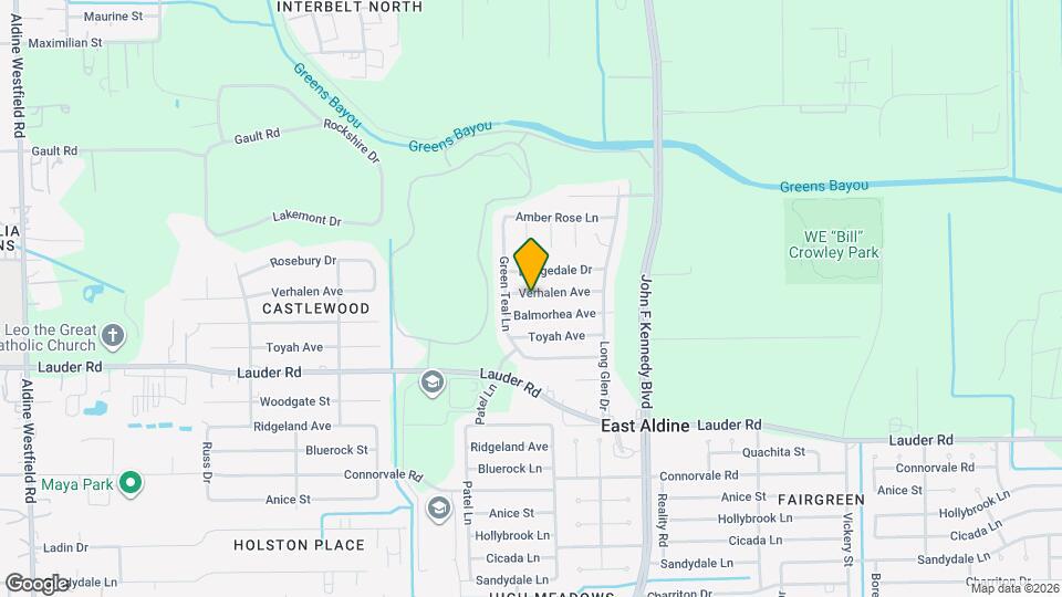 3706 Verhalen Ave Map and Location Details
