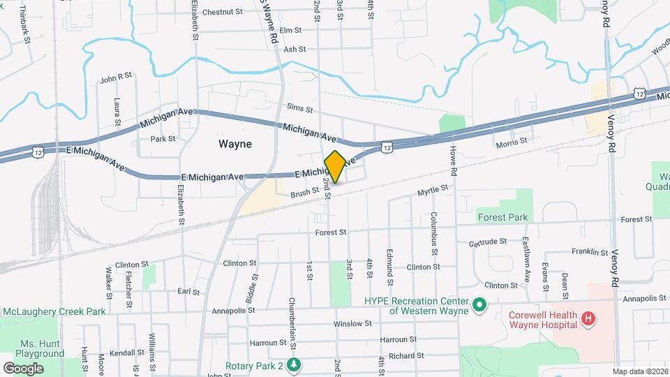 34639 Brush St Map and Location Details