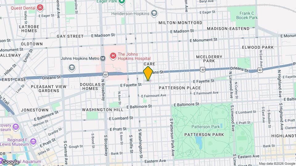 2042 E Fayette St Map and Location Details