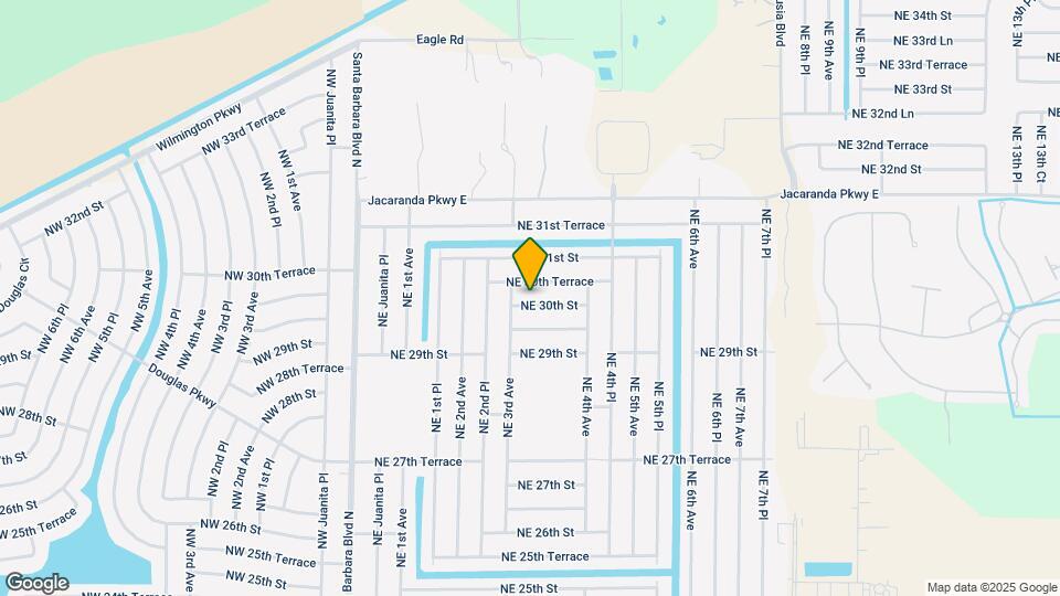 313 NE 30th St Map and Location Details