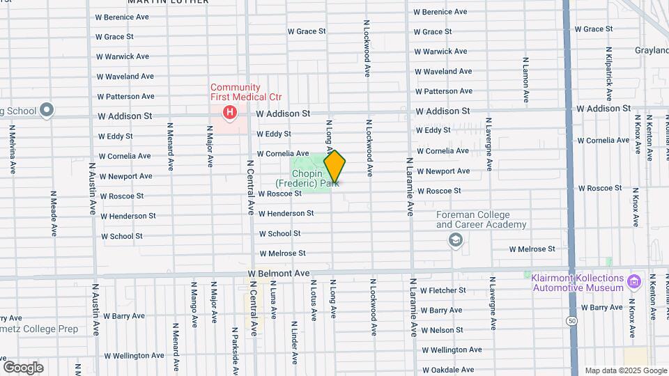5354 W Roscoe St Mapa y Detalles de la Ubicación