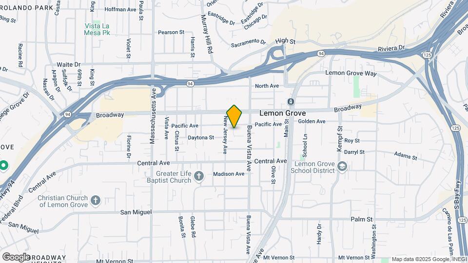 7535 Pacific Ave Map and Location Details