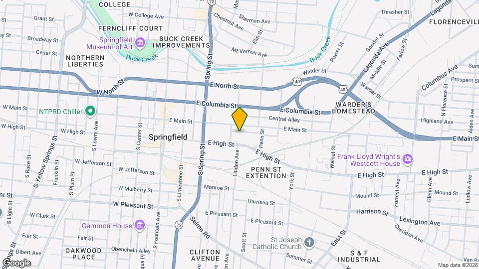 401 Section St Map and Location Details