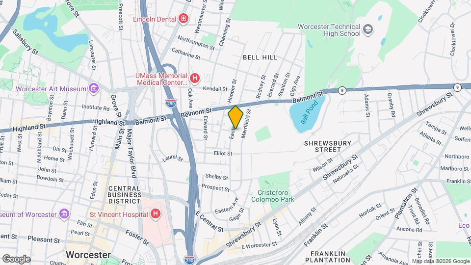 107 Eastern Ave, Unit 2 Map and Location Details