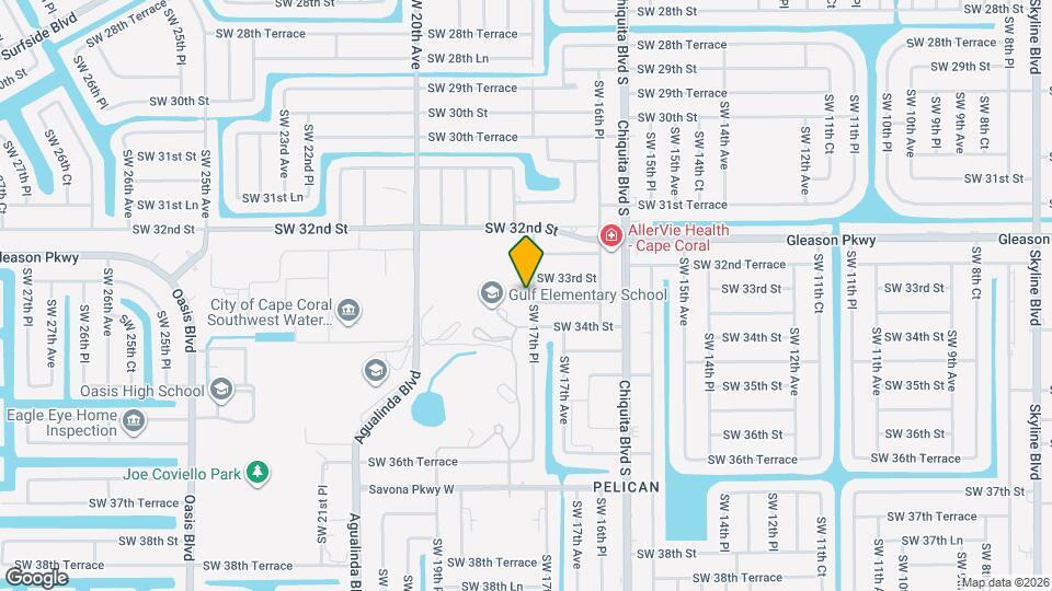 3308 SW 17th Pl Map and Location Details