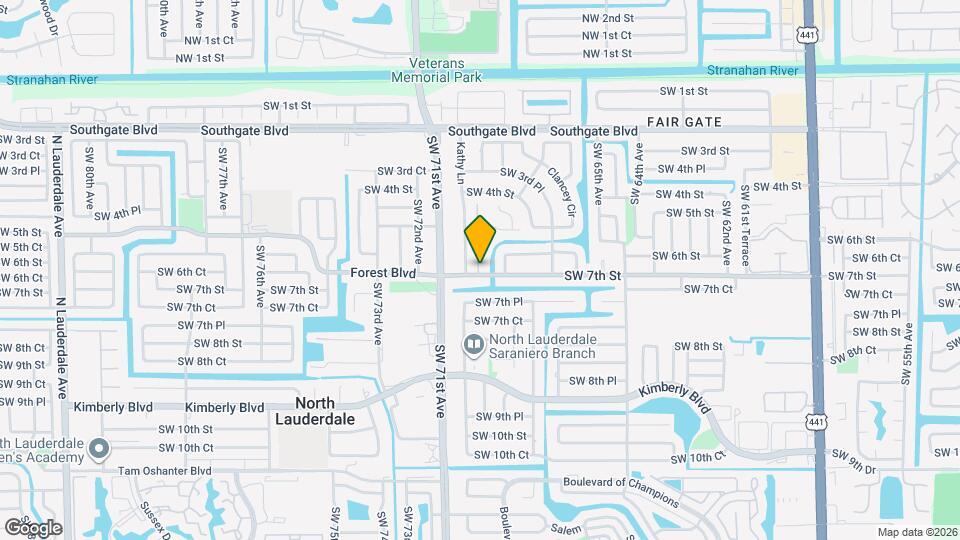 6907 SW 7th St Mapa y Detalles de la Ubicación