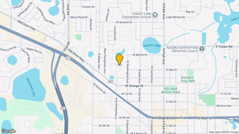 245 Oak Run Ct Map and Location Details