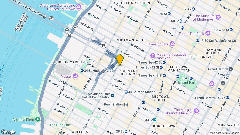 488 Ninth Ave Mapa y Detalles de la Ubicación