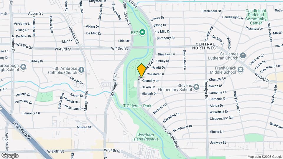 4218 T C Jester Blvd Map and Location Details