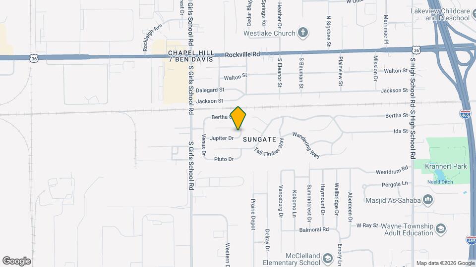 414 Polaris Dr Map and Location Details