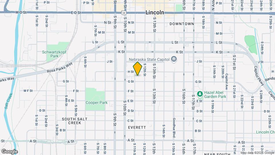 730 S 11th St Map and Location Details
