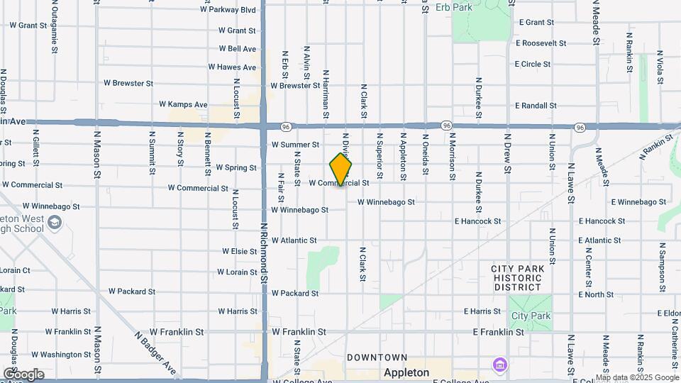 913 N Division St Map and Location Details