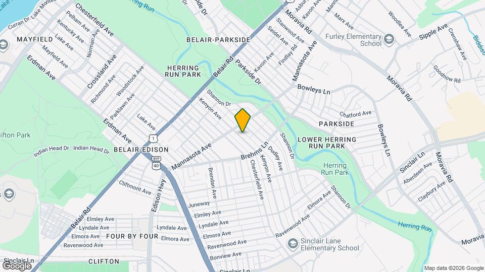 3326 Kenyon Ave Map and Location Details