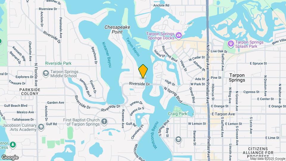 412 Riverside Dr Map and Location Details