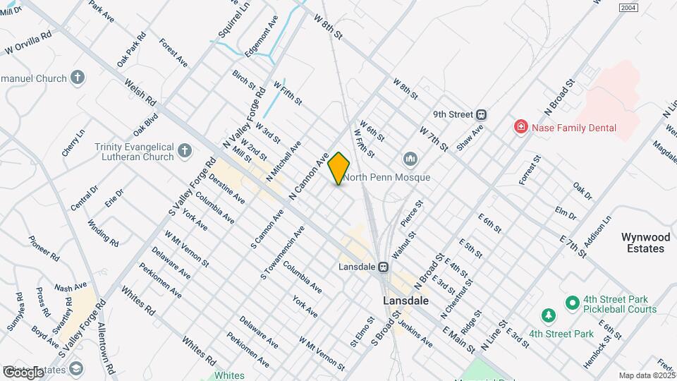 518 W 3rd St, Unit A Map and Location Details