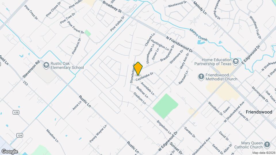 536 Castlelake Dr Map and Location Details