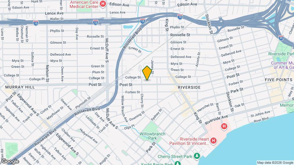 2841 Post St Map and Location Details