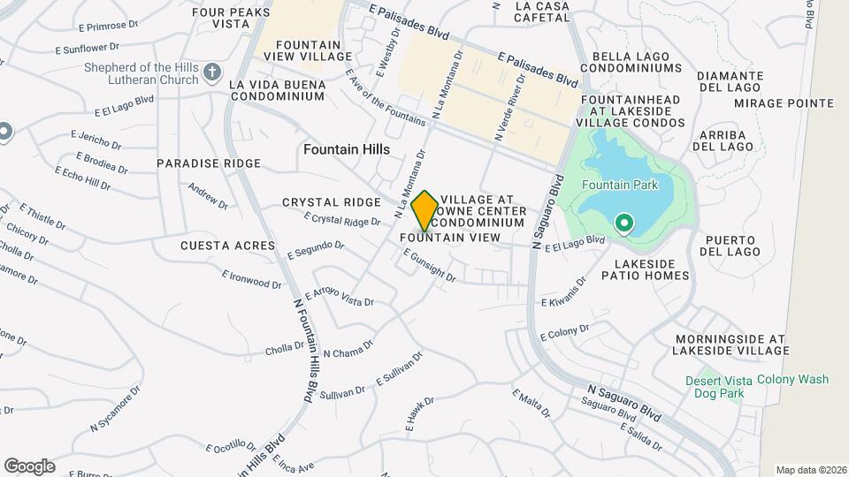 16540 E Gunsight Dr Map and Location Details