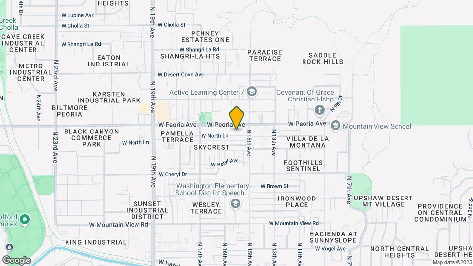 1526 W North Ln Map and Location Details