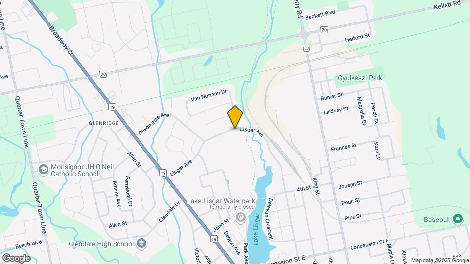 185-185 Lisgar Ave Map and Location Details