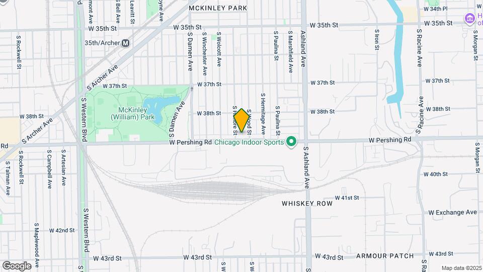 1814 W Pershing Rd Mapa y Detalles de la Ubicación