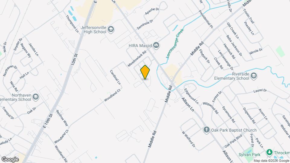 Allison Courtyard Map and Location Details