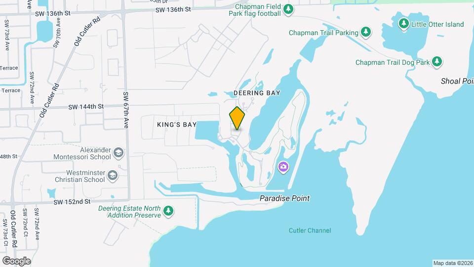 13636 Deering Bay Dr Map and Location Details