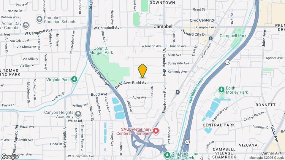 169 Budd Ave Map and Location Details