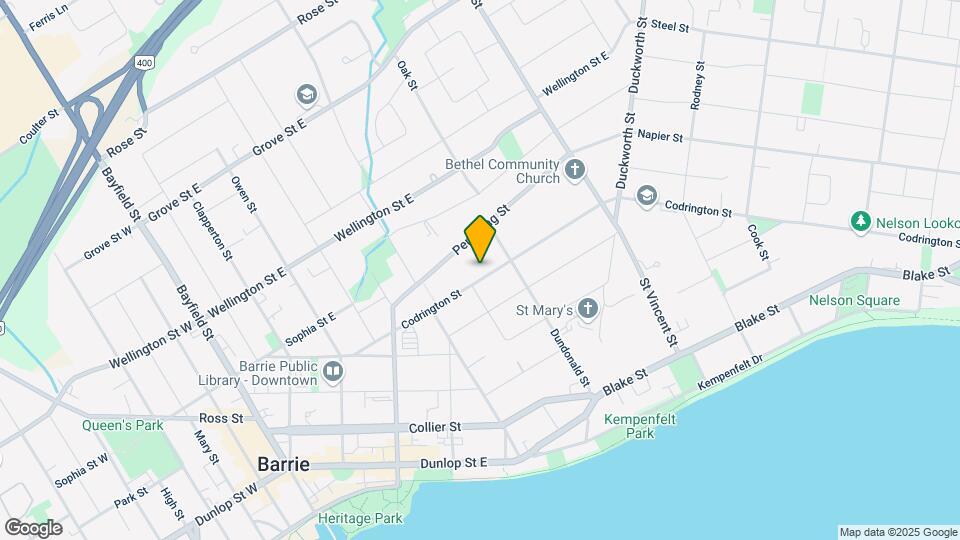 104 Codrington St Map and Location Details