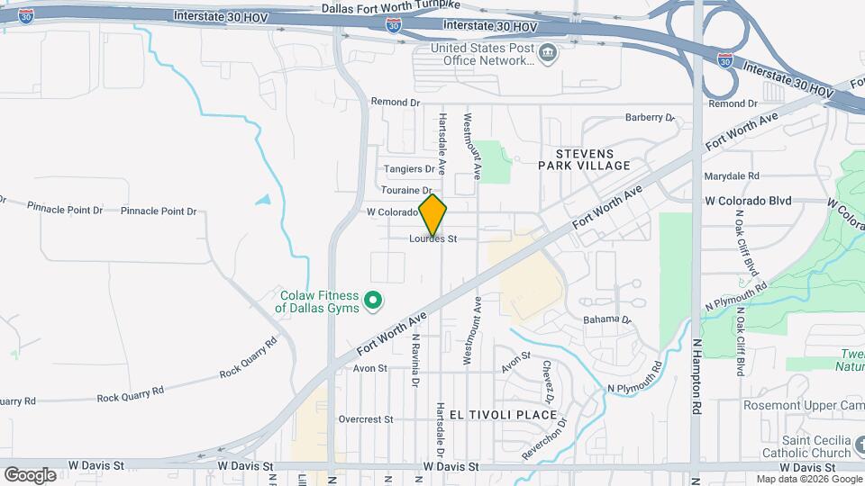 2912 Lourdes St Map and Location Details