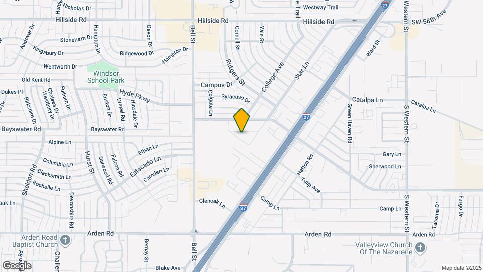 6707 Pepperdine Dr Map and Location Details