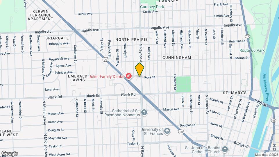 825 N Raynor Ave Map and Location Details