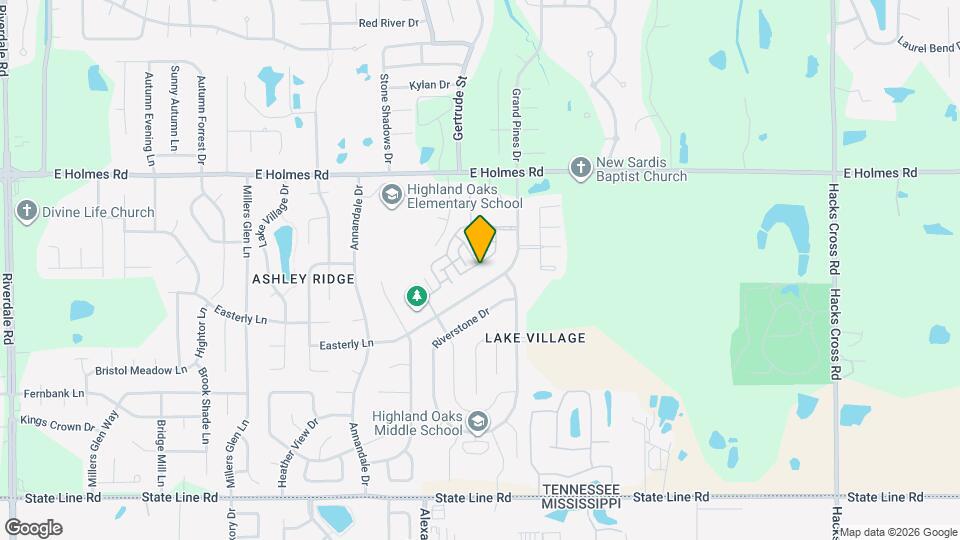 7575 Glen Creek Ln Map and Location Details