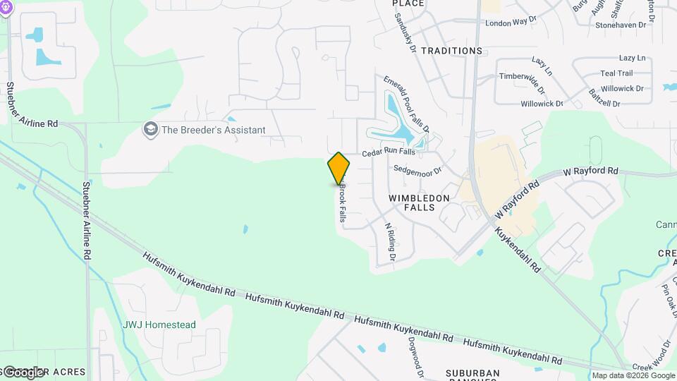 24203 Rocky Brook Falls Map and Location Details